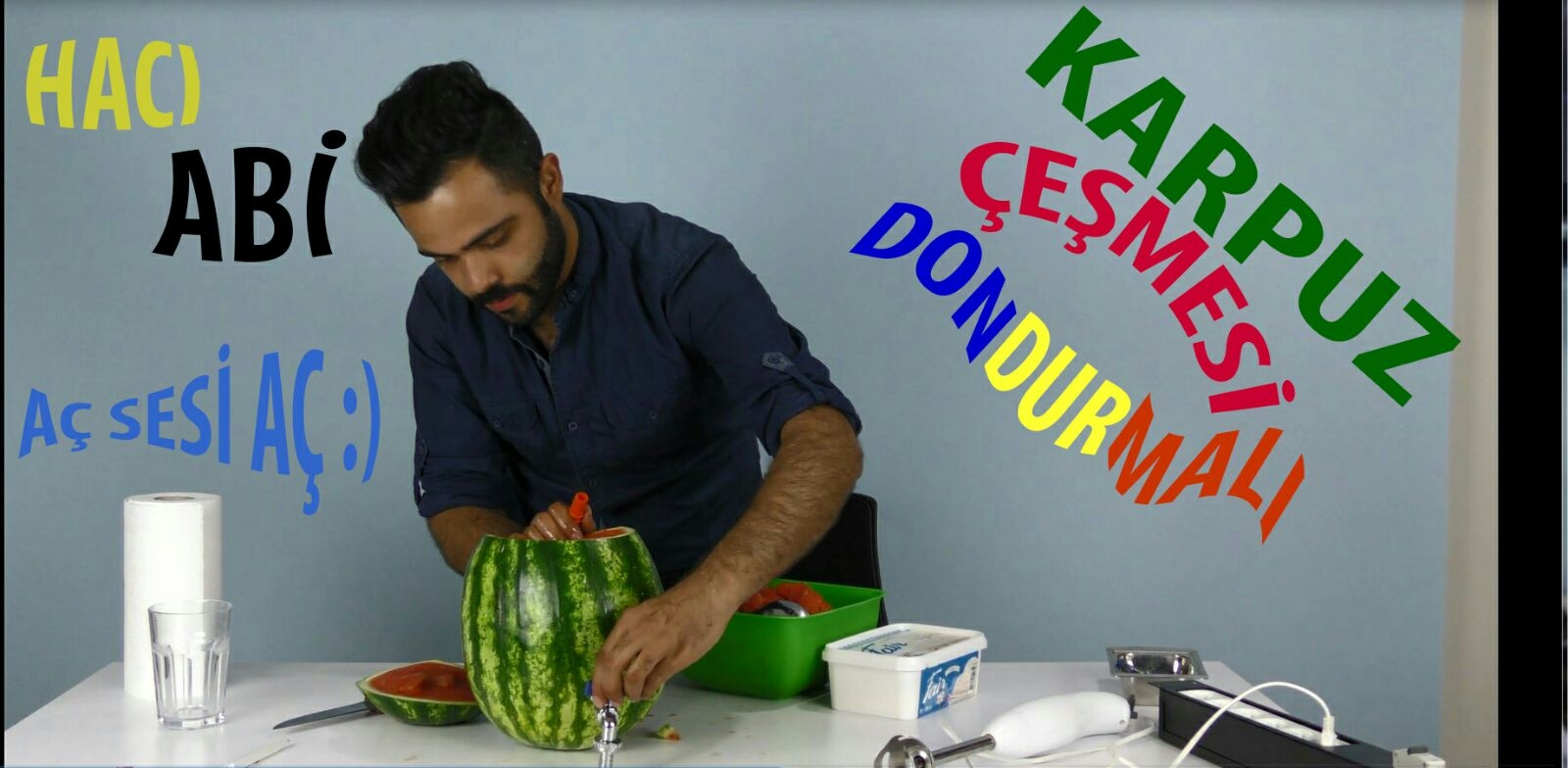 Karpuzdan Çeşme Yapımı- Stres Çarkının Devamı - Seyredelim.com