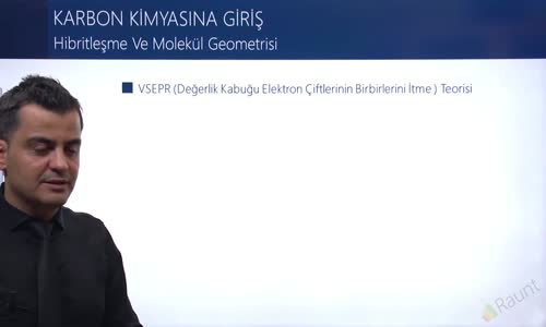 EBA KİMYA LİSE - KARBON KİMYASINA GİRİŞ - LEWİS GÖSTERİMİ, HİBRİTLEŞME VE MOLEKÜL GEOMETRİSİ - MOLEKÜL GEOMETRİSİ