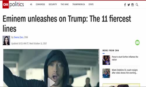 EMINEM TAKES HIS ORDERS TO GO AGAINST TRUMP!