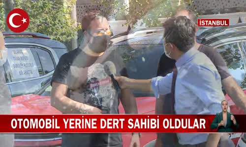 İstanbul'da Sıfır Araç Sahipleri Tavan Boyası Dökülüyor Diye Eylem Yaptı! İşte Görüntüler