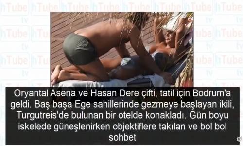 Bodrum'da Aşka Geldiler Asena'yı Öpücüklere Boğdu