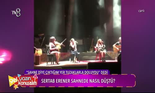 Sertab Erener Sahnede Yere Düştü