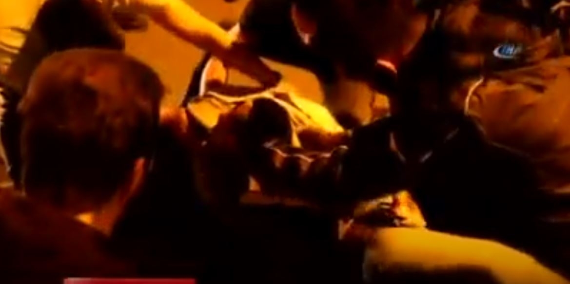 Yayaya Çarpan Motorsiklet 50 Metre Sürüklendi