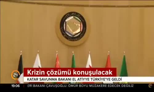  Katar Savunma Bakanı El Atiyye, Katar Krizinin Çözümü İçin Türkiyede