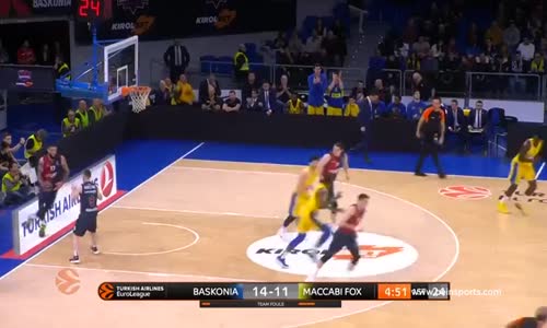 Baskonia Vitoria-Gasteiz 97  -  73 Maccabi FOX Tel Aviv Basketbol Özeti İzle