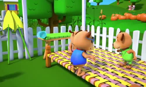 Beş Küçük Köpek - 3D Tekerlemeler - Bebek Şarkıları - Kreş Tekerlemeleri