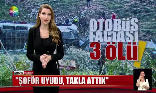 ''Şoför uyudu, takla attık''