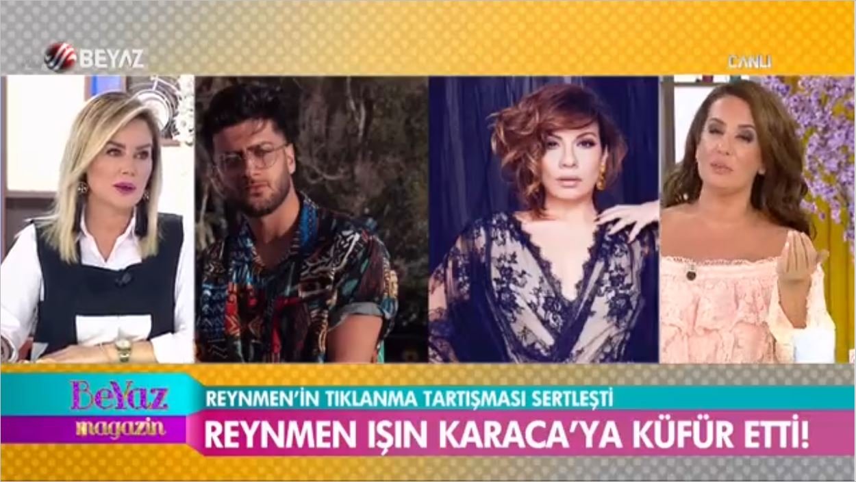 Reynmen Kendisini Eleştiren Işın Karaca'ya Küfür Etti