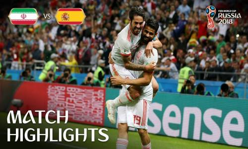 İran 0 - 1 İspanya - 2018 Dünya Kupası Maç Özeti