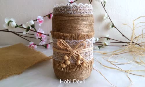 Dıy-Kavanoz Süsleme