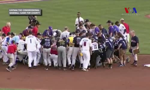 Kongre Üyeleri Beyzbol Maçında Birlik Mesajı Verdi 