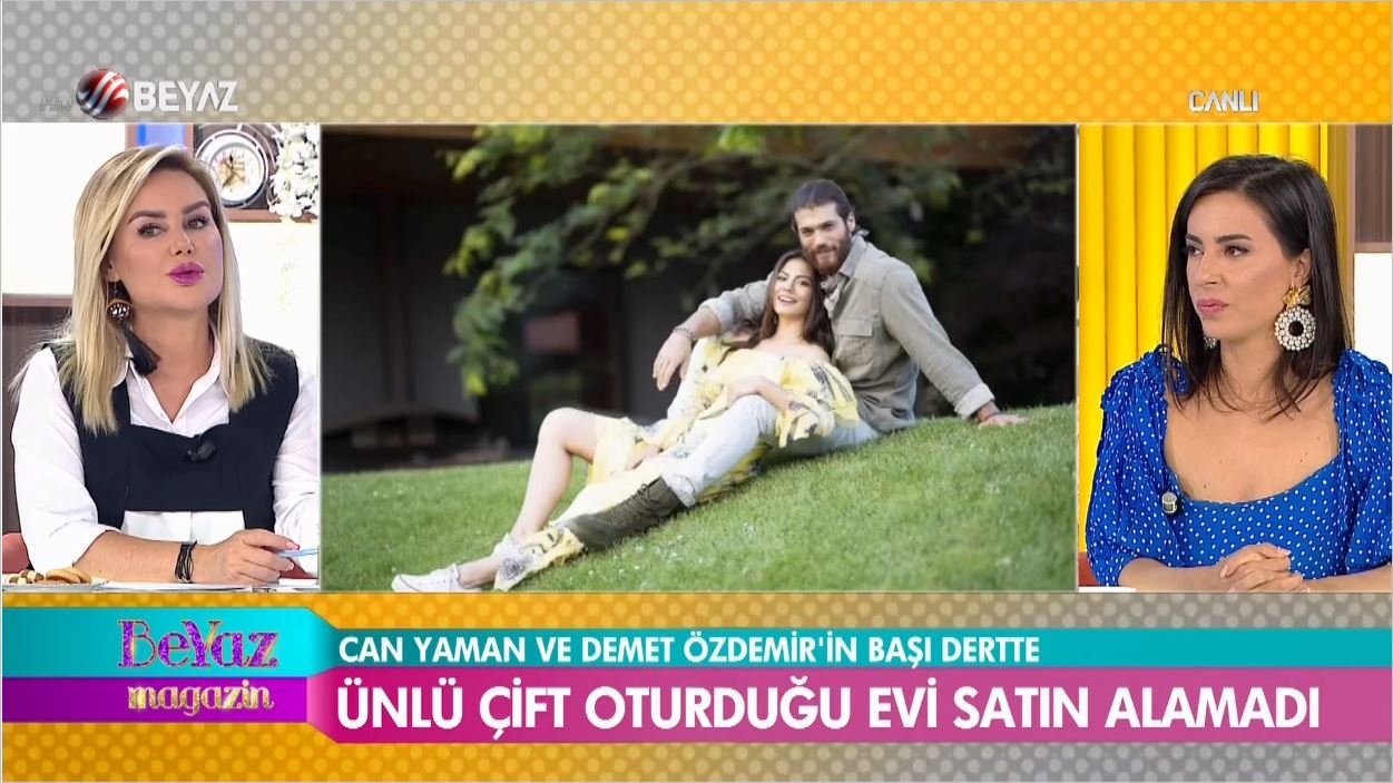 Can Yaman Ve Demet Özdemir'in Başı Dertte