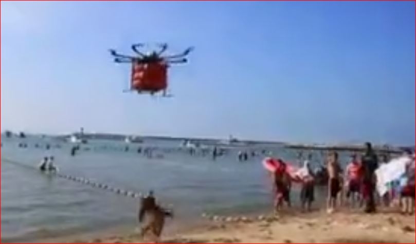 İstanbul Sahillerinde Drone'li Kurtarma Sistemi