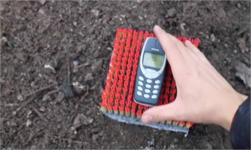 Nokia 3310 - 1000 Kibritle Sağlamlık Testi # 26 