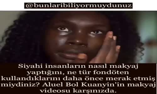 Siyahiler Nasıl Makyaj Yapar.