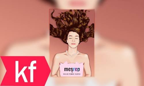 Meşrep - Soluk Pembe Elbise