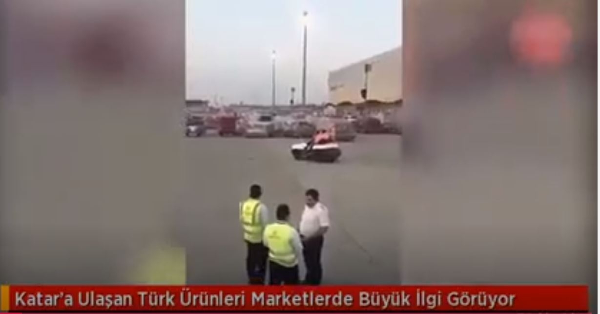Katar'a Ulaşan Türk Ürünleri Marketlerde Büyük İlgi Görüyor