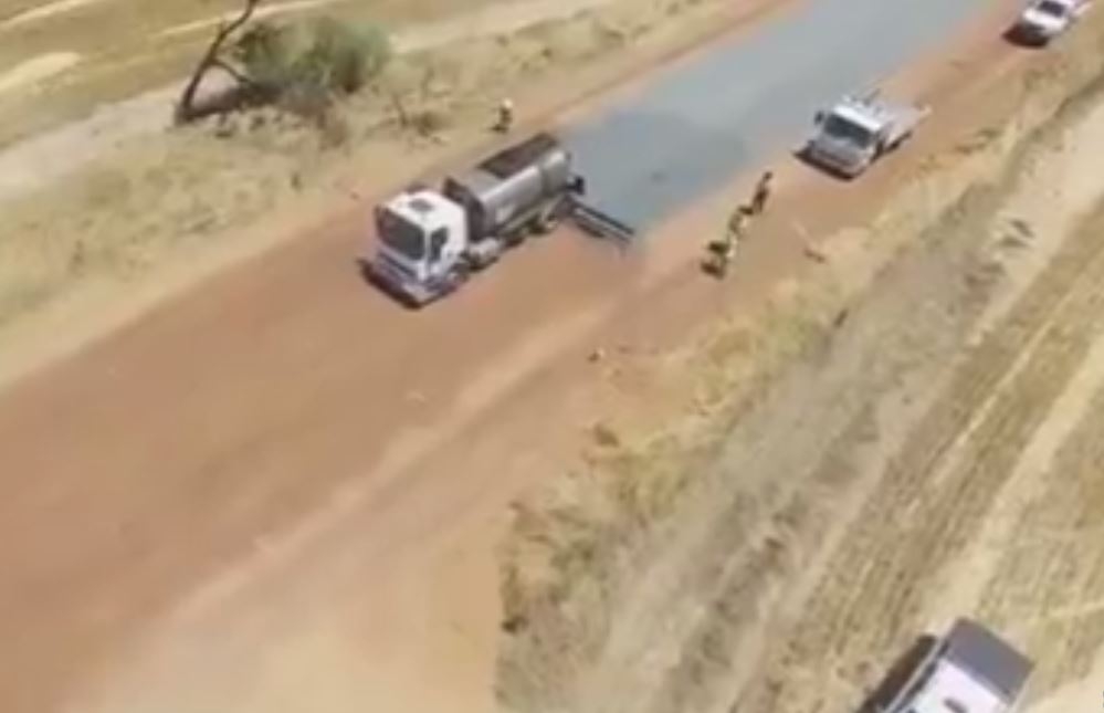 Avustralya'da Yol Yapımı