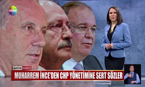 Muharrem İnce'den CHP yönetimine sert sözler 