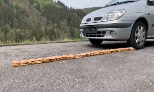 Araba - 100 Adet Hamburger Sağlamlık Testi # 123