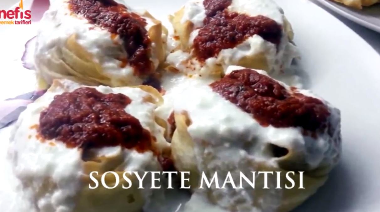 Sosyete Mantısı Tarifi
