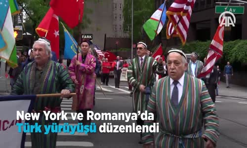 New York ve Romanya’da Türk yürüyüşü Düzenlendi 