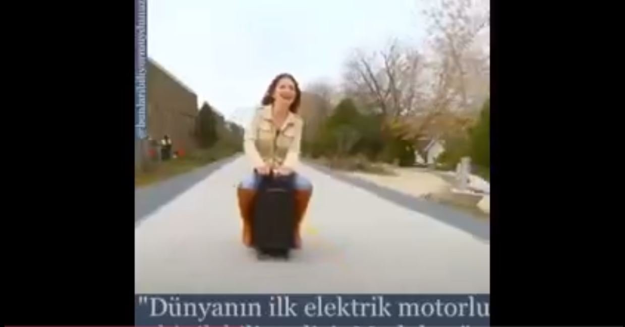 Motorlu Binilebilir Valiz!