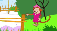 Beş Küçük Maymun | Five Little Monkeys Türkçe | Sevimli Dostlar