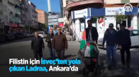 Filistin İçin İsveç'ten Yola Çıkan Ladraa Ankara'da
