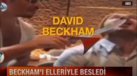 Nusret Ünlü Futbolcu David Becham'ı Elleriyle Besledi