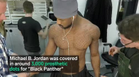 Michael B. Jordan ve Diğer Muhteşem Black Panther Oyuncularının Vücut Makyajları Nasıl Yapıldı