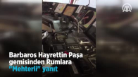 Türk Gemisine İhtar Çeken Rumlara Mehter Marşıyla Ayar Vermek