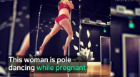 Hamileliğinin Her Aşamasında Direk Dansı Yapmaya Devam Eden Kadın Alison Sipes