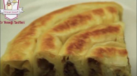 Tavada Rulo Börek Tarifi  Kıymalı Patatesli Çıtır Kol Böreği