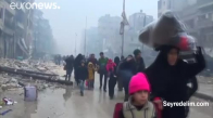 Halep'te Yeniden Ateşkes Sağlandı, Siviller Tahliye Bekliyor