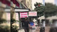 Antalya’da seyyar satıcı, kendisini cep telefonuyla çeken kadın zabıtaya saldırdı 