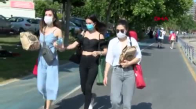 Caddebostan Sahili'nde maske takmayanlara ceza yağdı