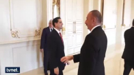 Dışişleri Bakanı Mevlüt Çavuşoğlu, Aliyev İle Görüştü