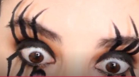 Halloween Makyajı - Cadılar Bayramı 3D Örümcek Göz Makyajı
