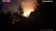 Adana ve Osmaniye'de 23 ayrı noktada orman yangını