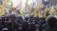 Almanya'da Pkk Yandaşları Polisle Çatıştı