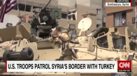 Abd Birlikleri Suriye'nin Türkiye ile Arasındaki Sınırı Devriye Gezdi