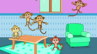 Beş Küçük Maymun Çocuk Şarkıları