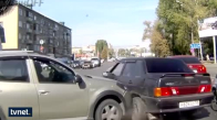 Kadın Sürücünün Akılalmaz Kazası Kamerada