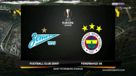 Zenit 3 - 1 Fenerbahçe Maç Özeti İzle