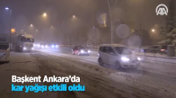 Başkent Ankara'da Kar Yağışı Etkili Oldu 