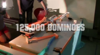 125 000 Domino Taşı İle Muhteşem Bir Gösteri