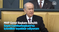 MHP Genel Başkanı Bahçeli: 'Sayın Cumhurbaşkanı'na İçtenlikle Teşekkür Ediyorum'