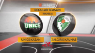 Highlights- Unics Kazan-Zalgiris Kaunas  80:82 Hd İzle 