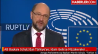 Avrupa Parlamentosu Başkanı Martin Schulz, 